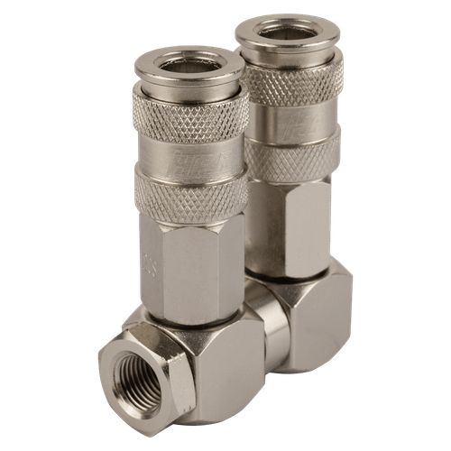 HRS-SRL Разветвитель с вращающимися соединениями, с двумя БРС 1/4"-1/4"