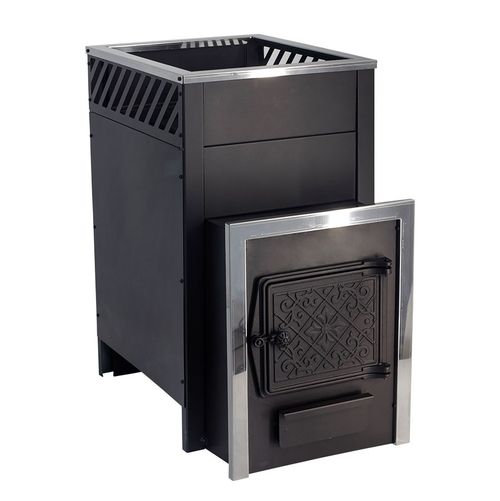 Печь для бани Сталь-Мастер Рада 4 XXL дверка чугунная антрацит дровяная