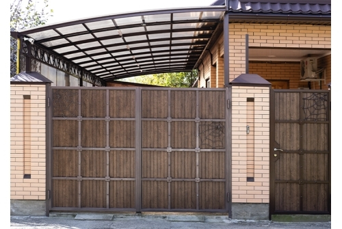 Профнастил C8A 0,45 Print Elite с пленкой Antique Wood TwinColor