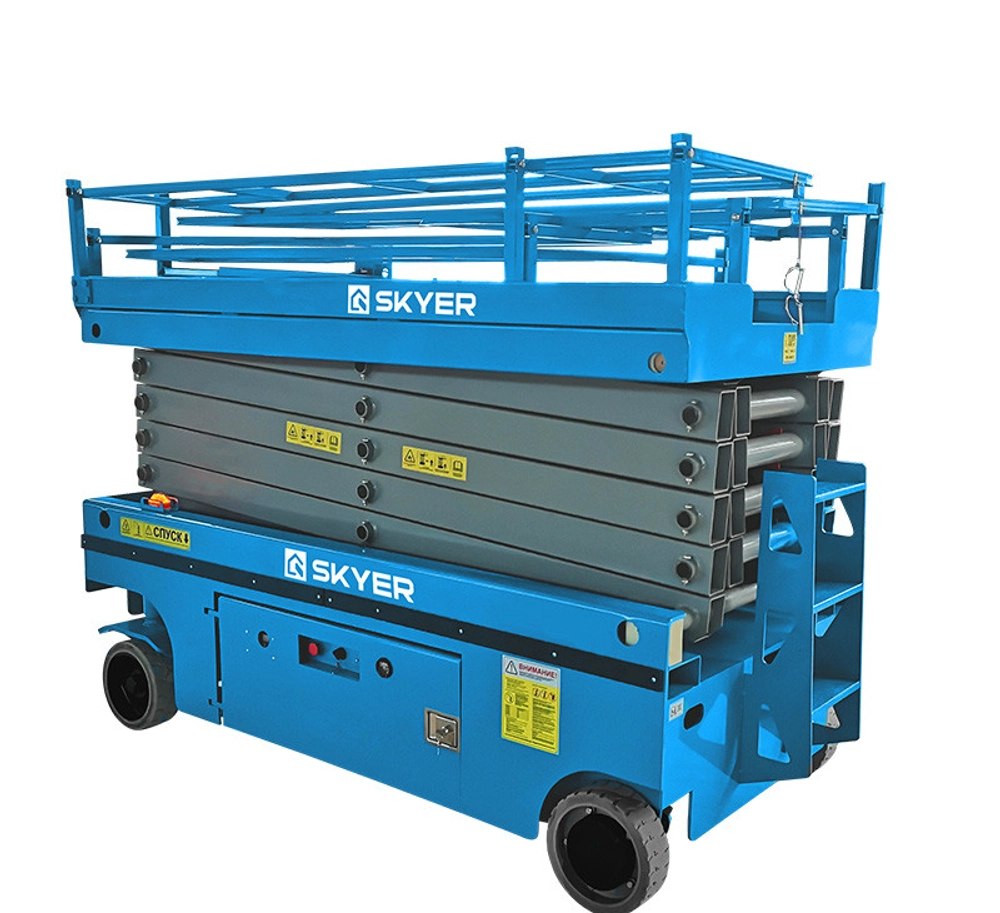 Самоходный ножничный подъемник с выдвижной платформой SKYER PL1045