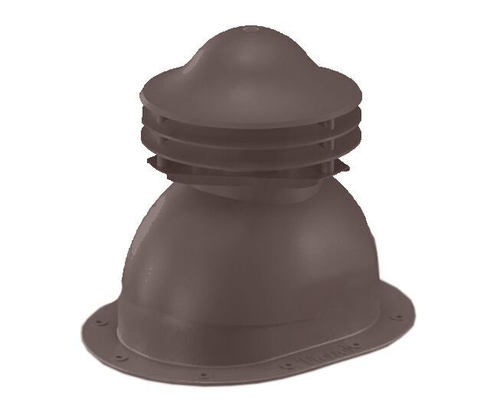 Универсальный выход вентиляции для готовой мягкой и фальцевой кровли 352\250\293 шоколад RAL 8017