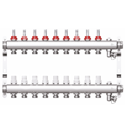 Коллекторная группа STI СМ9F в сборе с расходомерами (9 вых.)