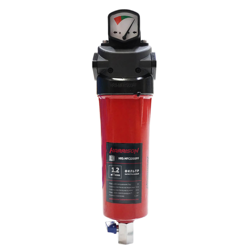 HRS-MFC1200PF Фильтр магистральный с датчиком загрязненности и автоматическим конденсатоотводчиком, производительность 1200 л/мин