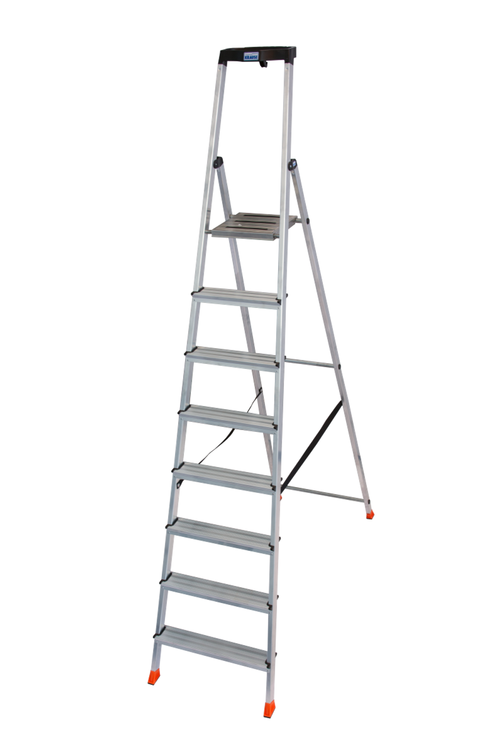 SAFETY Стремянка с большой полкой, 8 ступеньки, раб. высота 3,71 м.