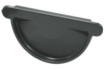Заглушка торцевая универсальная Optima 125мм RAL 7024 мокрый асфальт