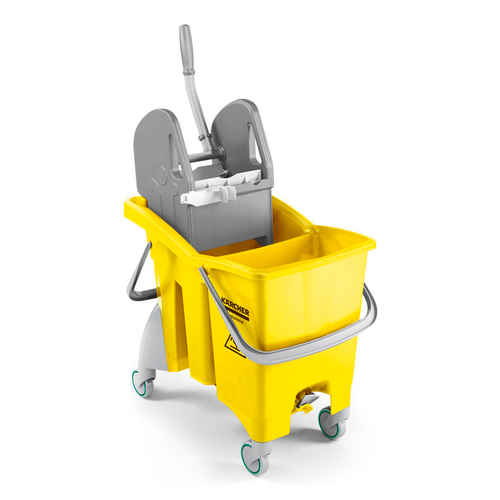 Ведро на колесах с вертикальным отжимом, 30 л