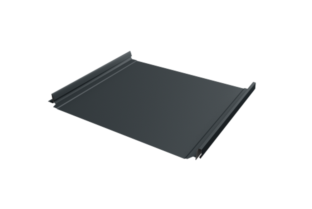 Кликфальц Pro Grand Line 0,5 Satin Matt TX с пленкой на замках RAL 7016 антрацитово-серый