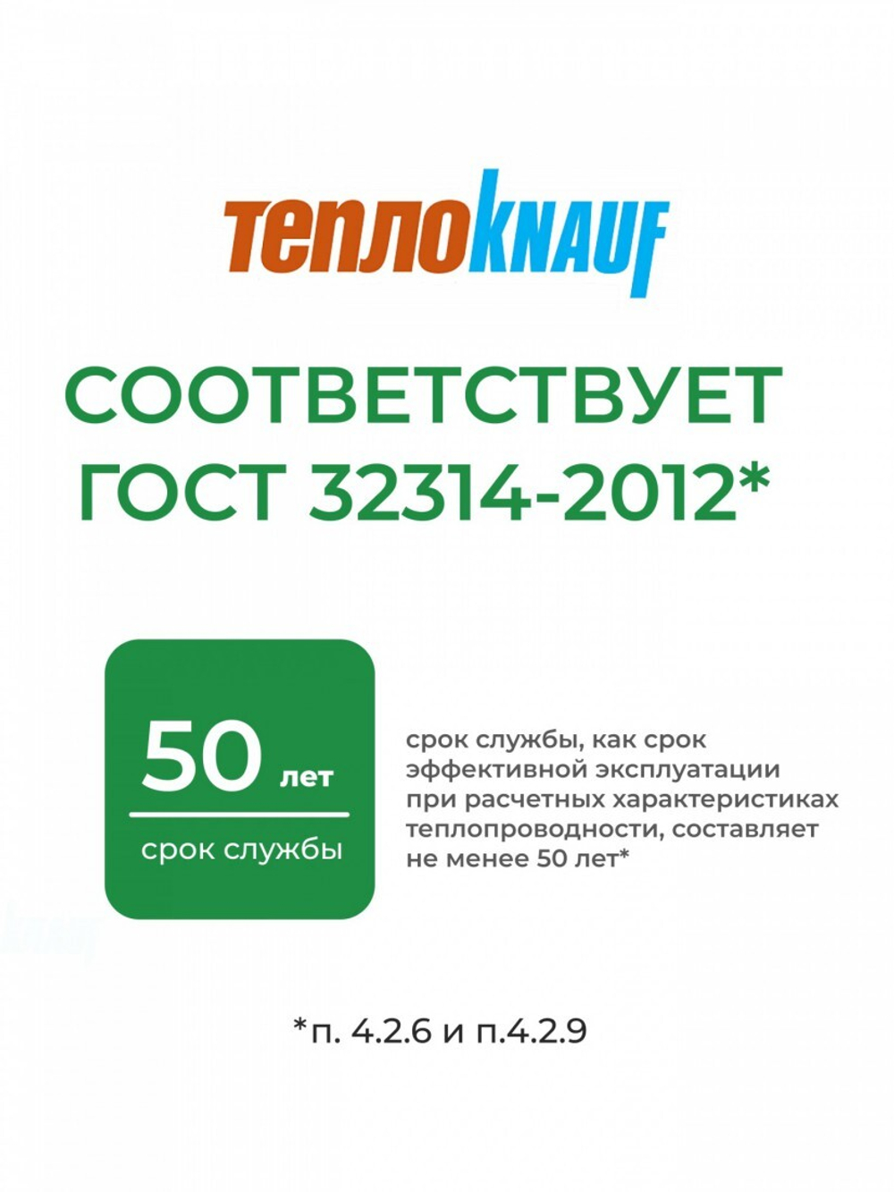 Минеральная вата ТеплоKnauf Кровля | Стена | Пол TS 036 1230х610х50 мм, 16 шт/упак