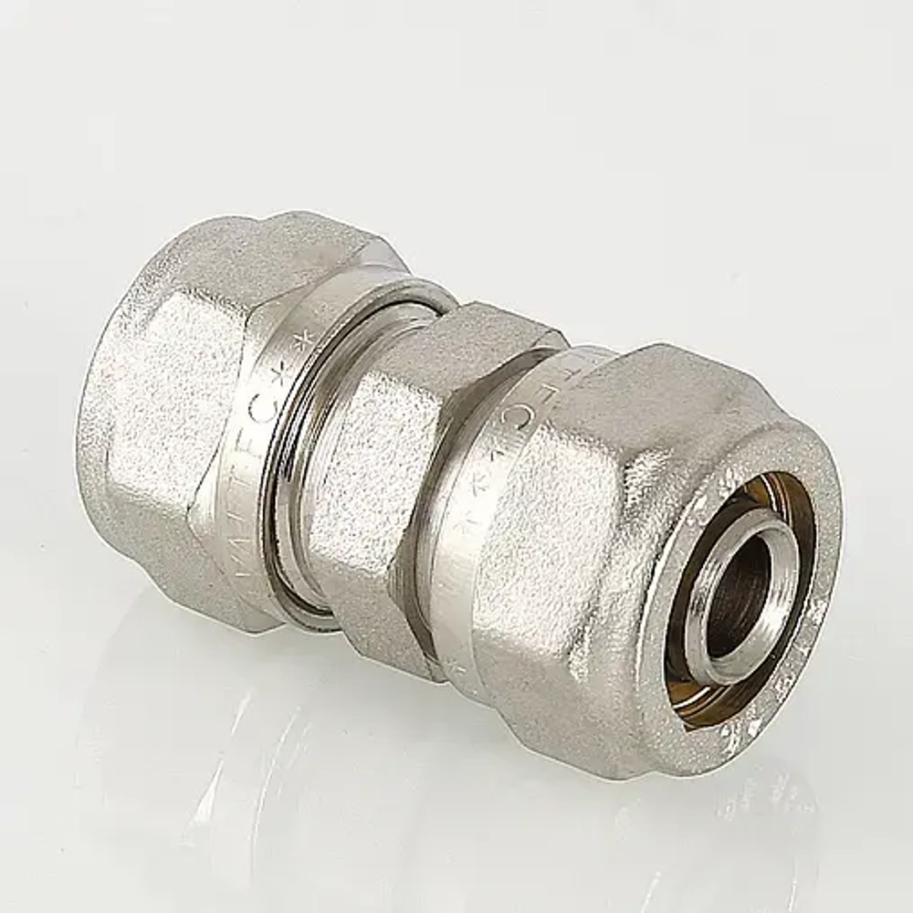 Муфта компрессионная соединительная 16мм x 16мм Valtec VTm.303.N.001616