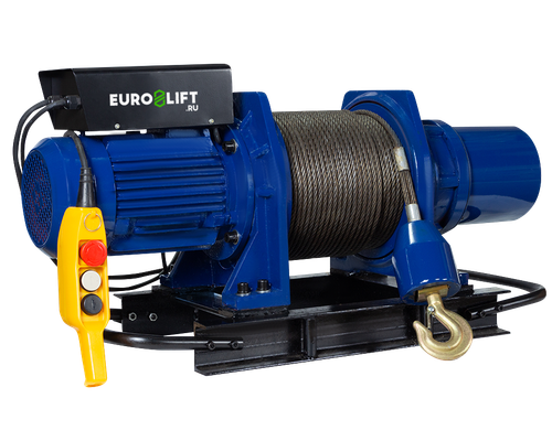Лебедка электрическая KDJ-750E1 г/п 750 кг, 100 м