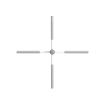 Корректор осанки 77 см, серый ProIron от ГЕЛЕОС