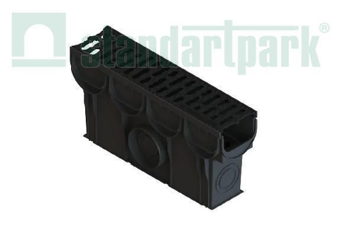 Пескоуловитель S'park пластиковый с решеткой чугунной щель ВЧ кл. A (к-т)