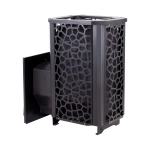 Печь для бани Сталь-Мастер HARD 30М Саванна Панорама 2025 со стеклом закр каменка дровяная