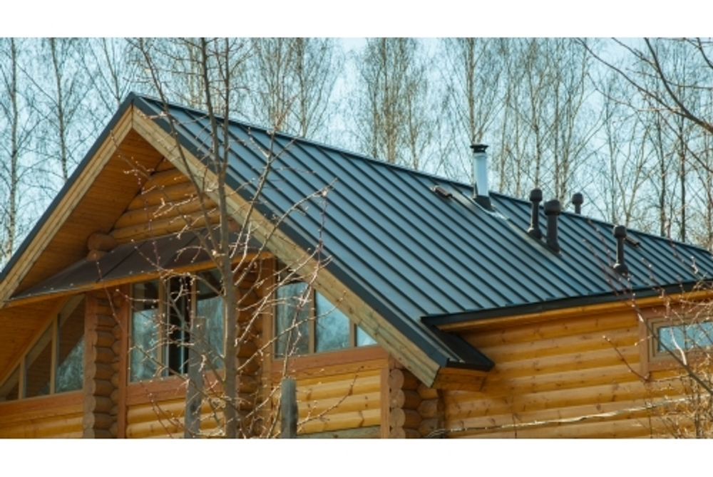 Кликфальц Grand Line 0,45 Drap с пленкой на замках RAL 6005 зеленый мох