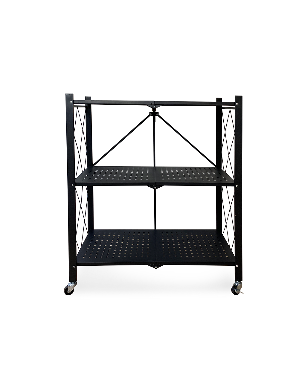 Стеллаж складной ГЕЛЕОС Атлант-3, черный