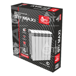 Биметаллический радиатор STI MAXI 500/100 6 сек.