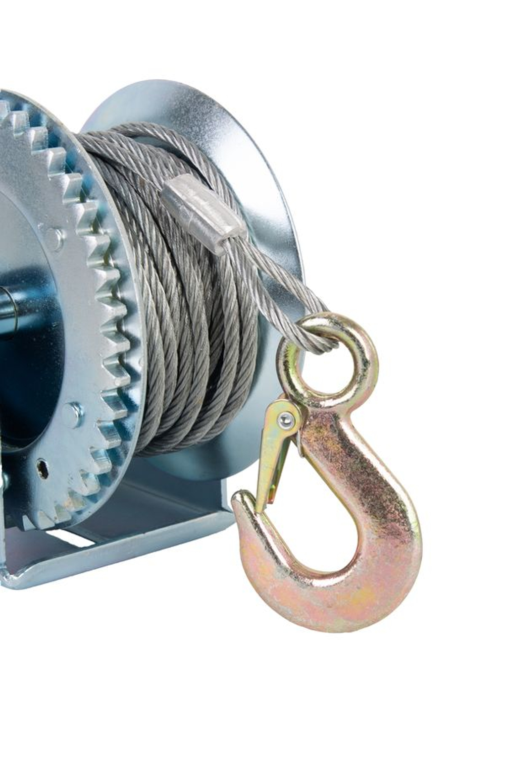 Лебедка ручная TOR ЛФ-1000 (FD) г/п 0,4 т длина троса 10 м