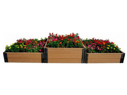 Клумба №1 из ДПК,размер (150 * 50 см) доска 22,5 см