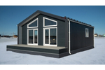 Металлочерепица классик 0,5 Satin RAL 7024 мокрый асфальт