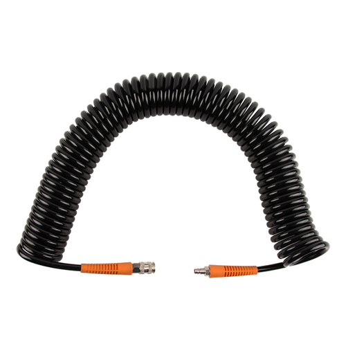WDK-65715 Шланг пневматический спиральный с БРС, 15 м