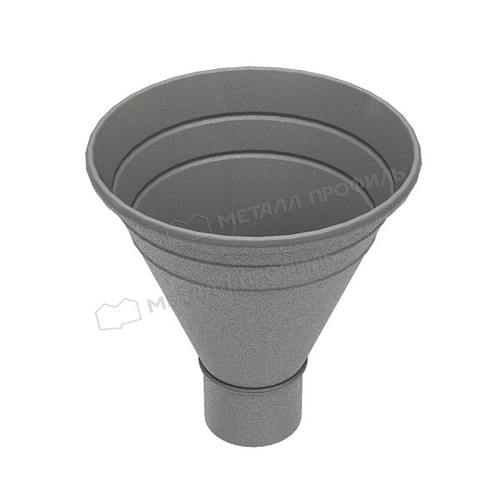 Воронка водосборная МЕТАЛЛ ПРОФИЛЬ Foramina Freeze D100/300 Grey