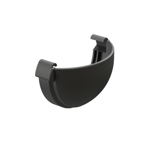 Заглушка желоба Lux, графит