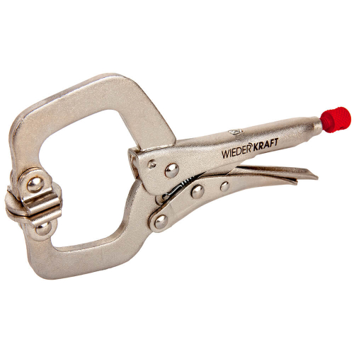 WDK-65036  Зажим плоский с фиксатором.  Струбцины сварочные. (241х90х25 мм)