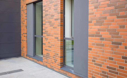 Клинкер фасадный ЛСР 0,71 НФ красный флешинг "Ноттингем" гладкий