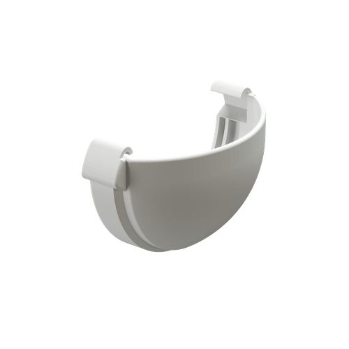 Заглушка желоба Lux, пломбир