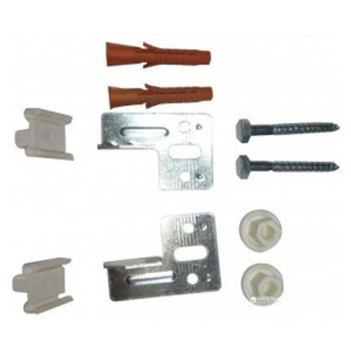 Кронштейн настенный, одинарный Elsen для радиаторов с боковым подключением всех типов, кроме 10 (производство Чехия). В комплекте: кронштейн - 2 шт, опора - 2 шт, шурупы 8*60 мм, дюбели Ø10 мм