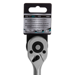 Ключ-трещотка 3/8", CrV, 72 зуба, с быстрым сбросом, матовый хром Stels