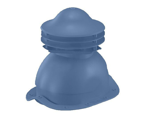 Универсальный выход вентиляции для металлочерепицы 352\250\293 синий RAL 5005