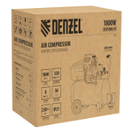 Компрессор воздушный прям. привод DCV1800/50, 1,8 кВт, 50 литров, 320 л/мин Denzel