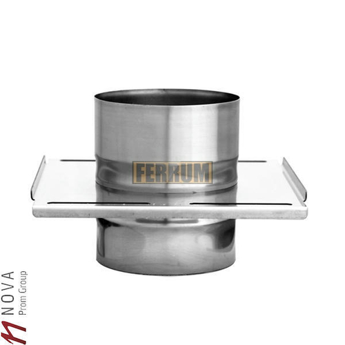 Площадка Феррум монтажная одностенная (430/0.8 мм), ф110, по воде