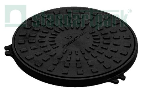 Люк чугунный смотровой D380 из высокопрочного чугуна