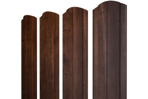 Штакетник Круглый фигурный 0,45 Print-Double Premium Cherry Wood Fresh