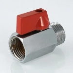 Кран шаровый мини ½"в x ½"н Valtec Mini VT.331.N.04