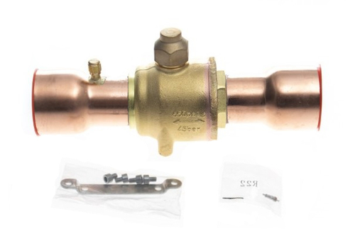 Ридан GBC 009L7066R — Запорный шаровой кран, DN65, присоединительные патрубки 2"5/8 с портом, под пайку ODF