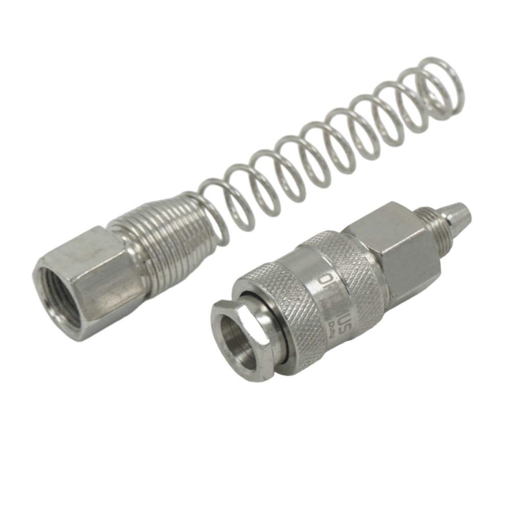 OPT-720SPS Соединение быстросъемное пневматическое с пружинкой, резьба 1/4"