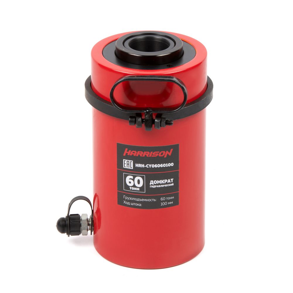 HRH-CY06060100 Домкрат гидравлический с полым штоком, однополостной 60 т, ход 100 мм