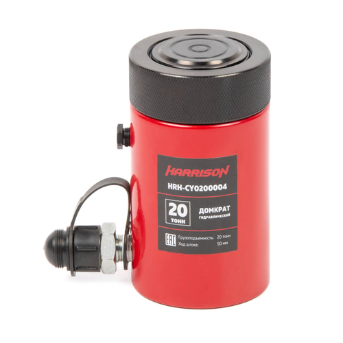 HRH-CY0200004 Домкрат гидравлический, однополостной, с фиксирующей гайкой 20 т, ход 50 мм