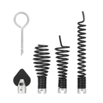 CROCODILE Комплект насадок для прочистных спиралей 22мм. 50300-22-Н5