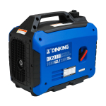 Генератор бензиновый инверторный Dinking DK2000i (2 кВт, 230В/50Гц, DK148, бак 4л.)
