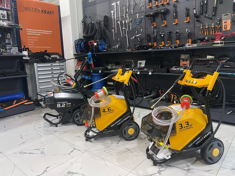 Аппарат высокого давления WIEDERKRAFT 3.3 КВт; 220 в; 150 бар; 780 л/ч WDK-HPW3300