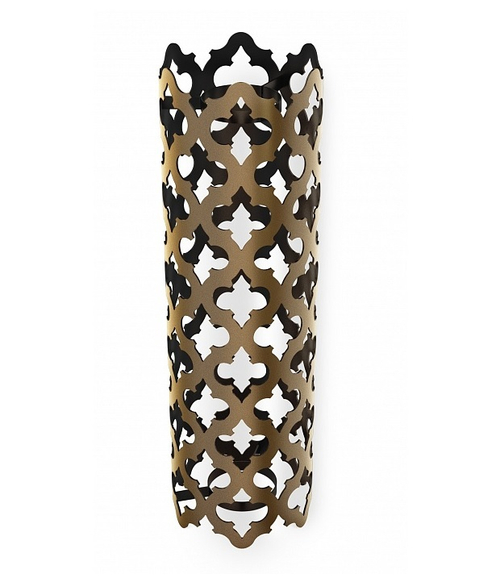 Кожух дымохода для печи ТМФ Арабеска черная бронза