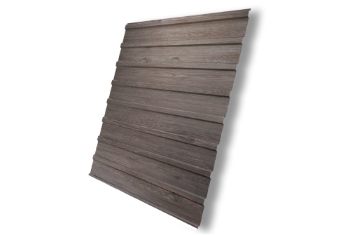 Профнастил C10A 0,45 Print Elite White Wood TwinColor