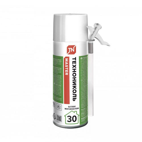 Пена монтажная бытовая ТехноНиколь 30 MASTER всесезонная 300 гр, шт