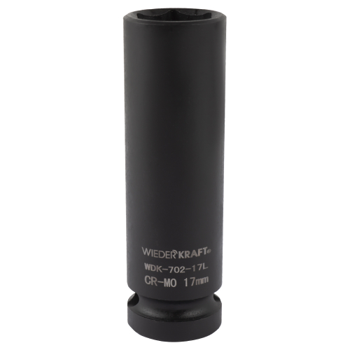 WDK-702-17L Головка торцевая ударная глубокая тонкостенная 1/2", 6 гр. 17 мм.