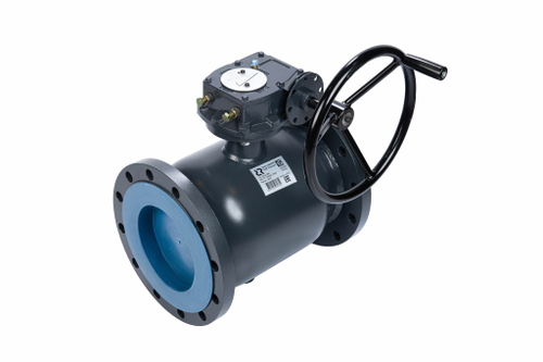 Ридан RJIP Premium 065N0356GR — Кран шаровой FF DN200 PN25 WG (фланцевый, с редуктором, стандартный проход)