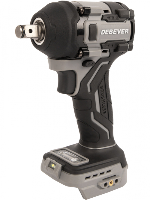 DBE-6343C Гайковерт аккумуляторный DeBever бесщеточный, ударный, квадрат 1/2",360Nm, 20B